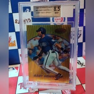 Gary Sheffield graded jersey /card